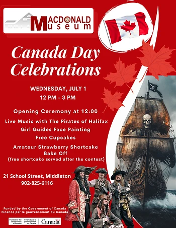 Poster for Canada Day Celebrations