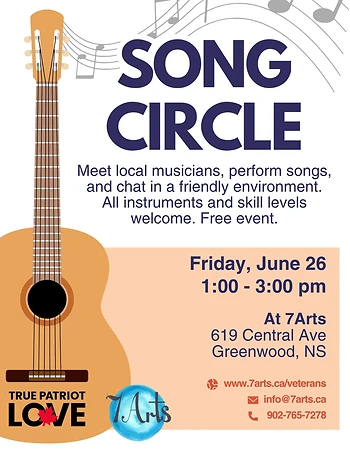Poster for Open Mic Song Circle