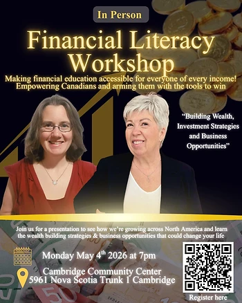 Poster for Financial Literacy Info. Session