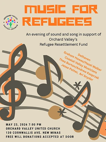 Poster for Music for Refugees