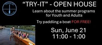 Poster for "Try It" Open House
