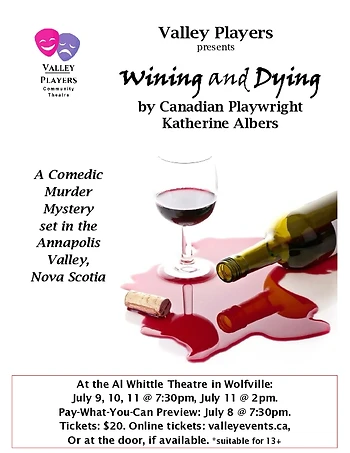 Poster for Wining and Dying