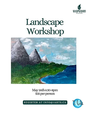Poster for Landscape Paint Workshop
