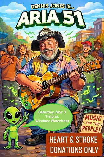 Poster for Heart & Stroke Awareness Music