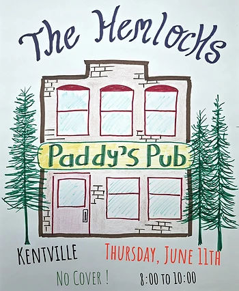 Poster for The Hemlocks-  Thirsty Thursday Live Music