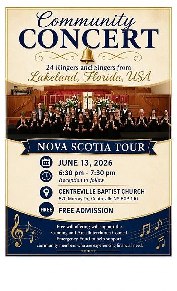Poster for The Ringers and Singers from Lakeland Florida