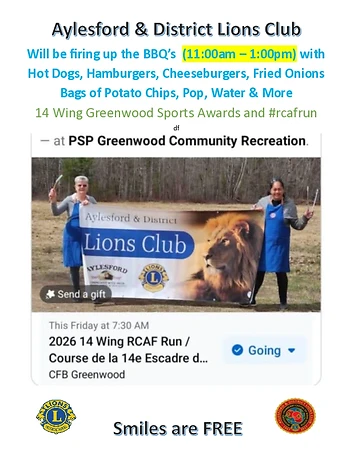 Poster for BBQ and Free Activities