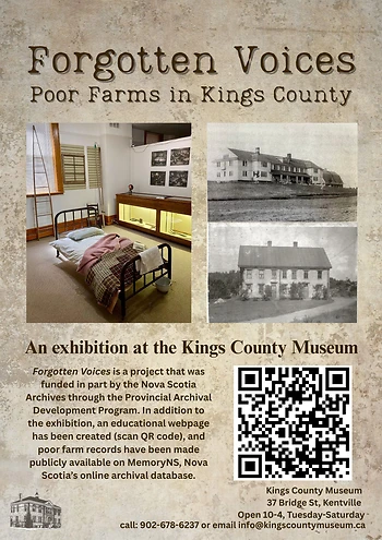 Poster for Forgotten Voices: Poor Farms in Kings County