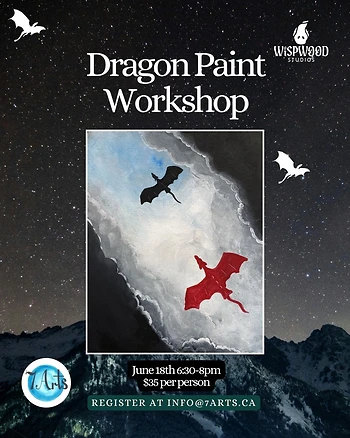 Poster for Dragon Paint Workshop