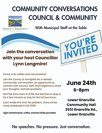 Poster for Community Conversations