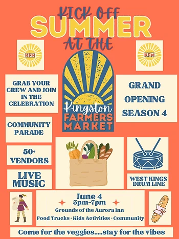 Poster for The Kingston Farmers Market