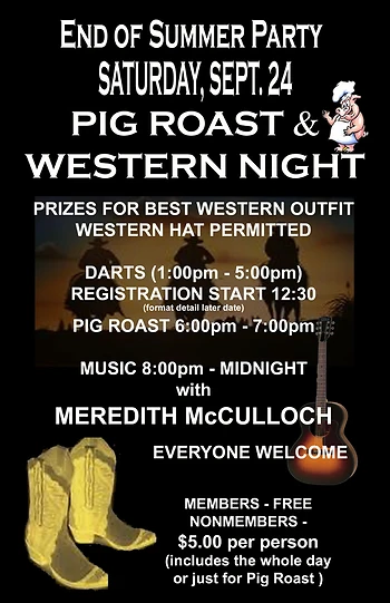 Poster for Pig Roast & Western Night