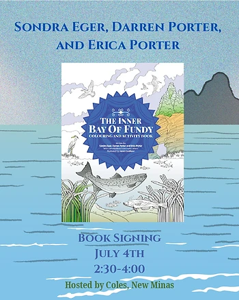 Poster for Meet the Authors of 'Inner Bay of Fundy'