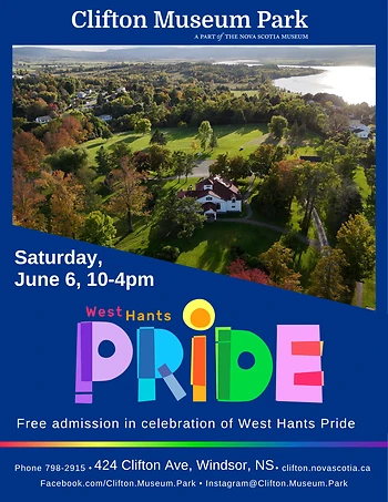 Poster for West Hants Pride Celebrations