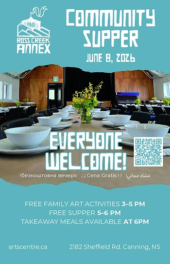 Poster for Community Supper