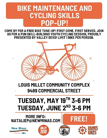 Poster for Bike Maintenance and Cycling Skills Pop-Up