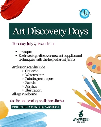 Poster for Art Discovery Days