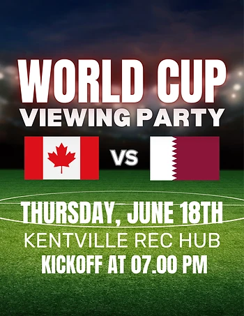 Poster for World Cup Viewing Party