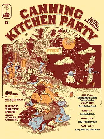 Poster for Zackary Miller - Canning Kitchen Party