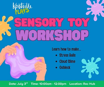 Poster for Sensory Toy Workshop