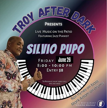 Poster for TROY After Dark Presents Silvio Pupo