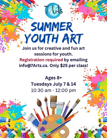 Poster for Summer Youth Art Days