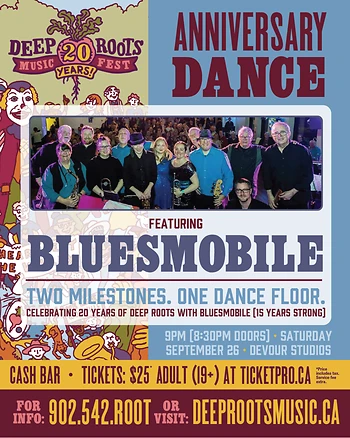 Poster for Deep Roots 20: The Anniversary Dance
