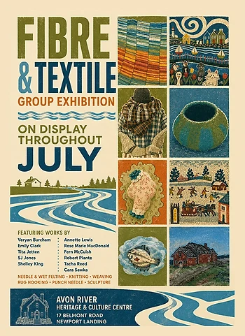 Poster for Fibre & Textile Group Exhibition
