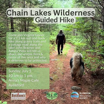 Poster for Chain Lakes Wilderness Guided Hike