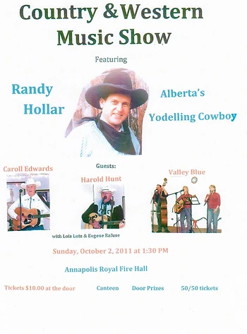 Poster for Country & Western Music Show