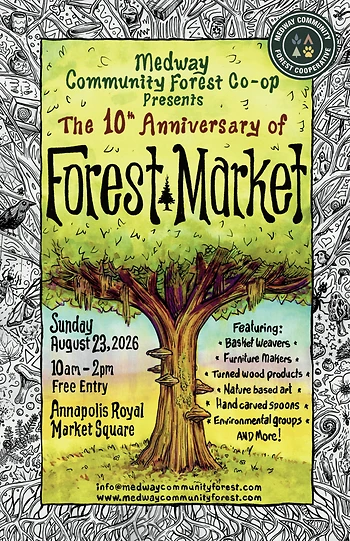 Poster for 10th Anniversary Forest Market