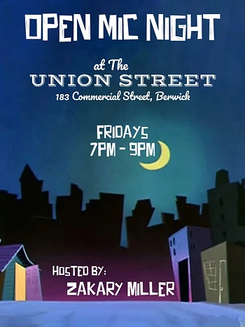 Poster for Open Mic Night