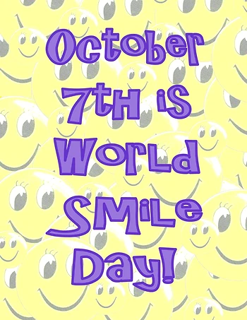 Poster for World Smile Day