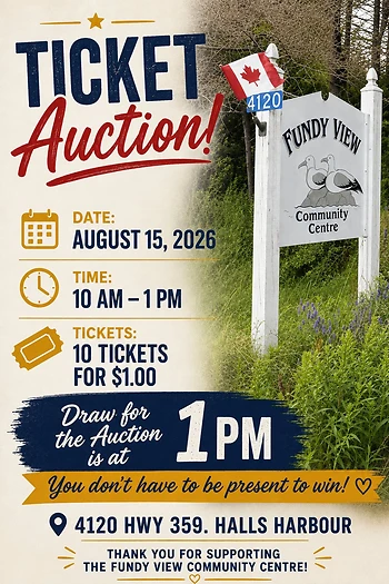 Poster for Ticket Auction