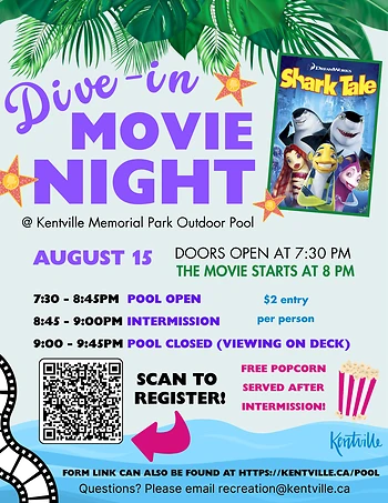 Poster for Dive-In Movie Night