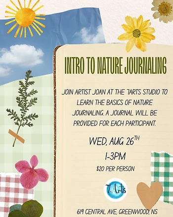 Poster for Introduction to Nature Journaling