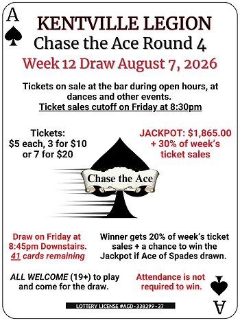 Poster for Chase the Ace Draw