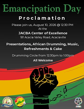 Poster for Emancipation Day