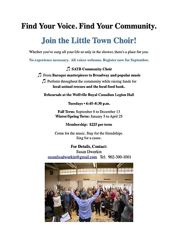 Poster for Choir