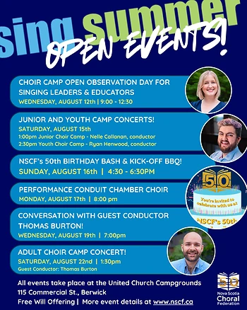 Poster for Conversation with ACC Guest Conductor, Thomas Burton