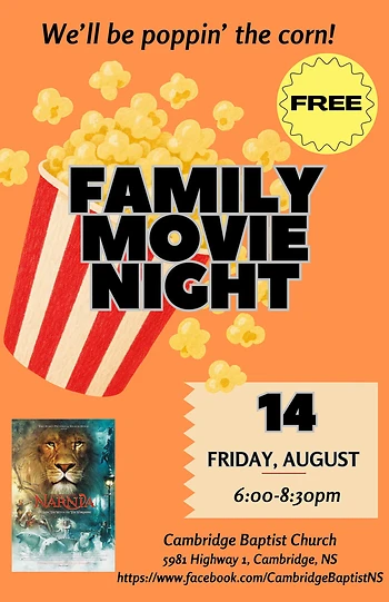 Poster for Free Family Movie Night