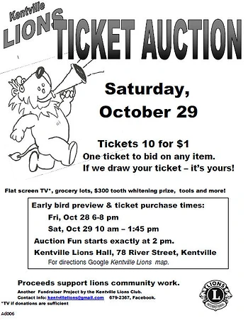 Poster for Ticket Auction - Preview