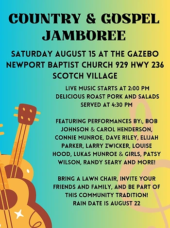 Poster for Country and Gospel Jamboree