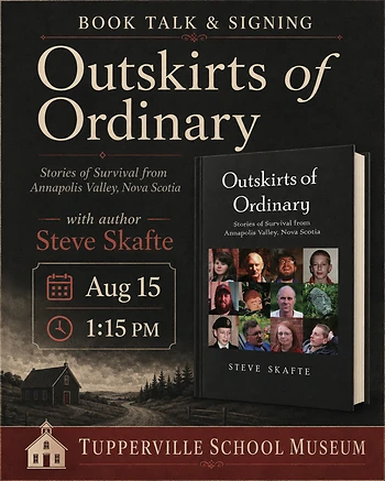 Poster for Outskirts of Ordinary Book Talk