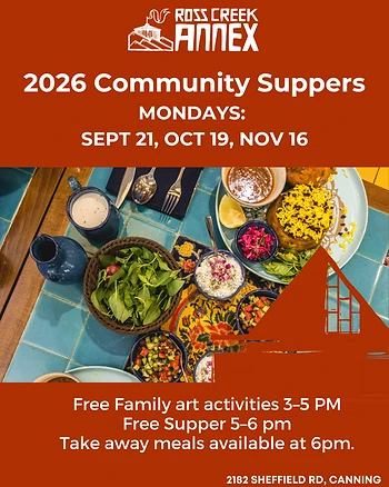 Poster for Community Supper