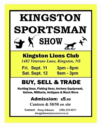 Poster for Kingston Sportsman Show & Sale