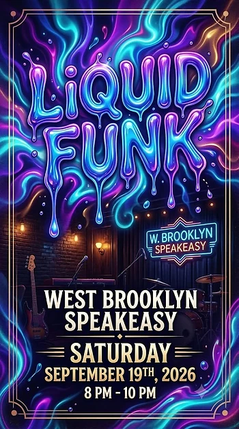 Poster for SpeakEasy: Liquid Funk