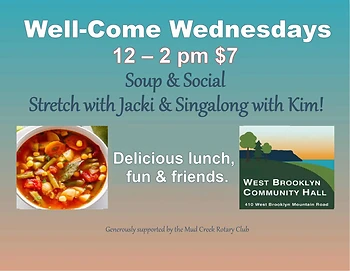 Poster for Well-Come Wednesdays!