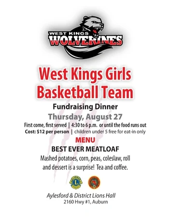 Poster for Monthly Supper for $12.00