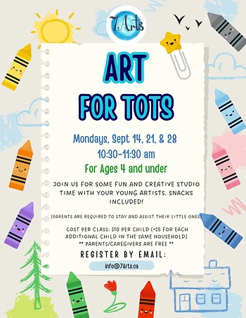 Poster for Art for Tots